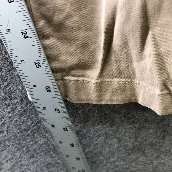 Uniqlo Cotton Relaxed Easy Ankle Pants Mens S Beige Pull On Drawstring - Picture 9 of 9